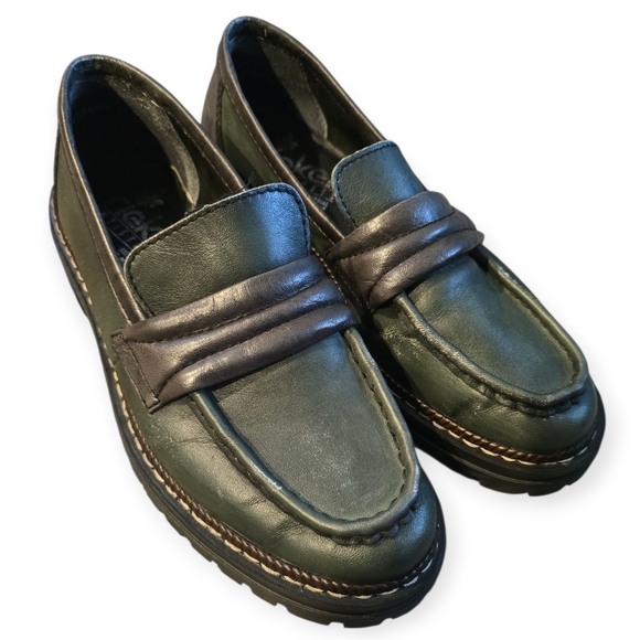 Rieker Shoes - RIEKER‎ Olivia 50 Loafer in Olive Size 38 or US 7/7.5